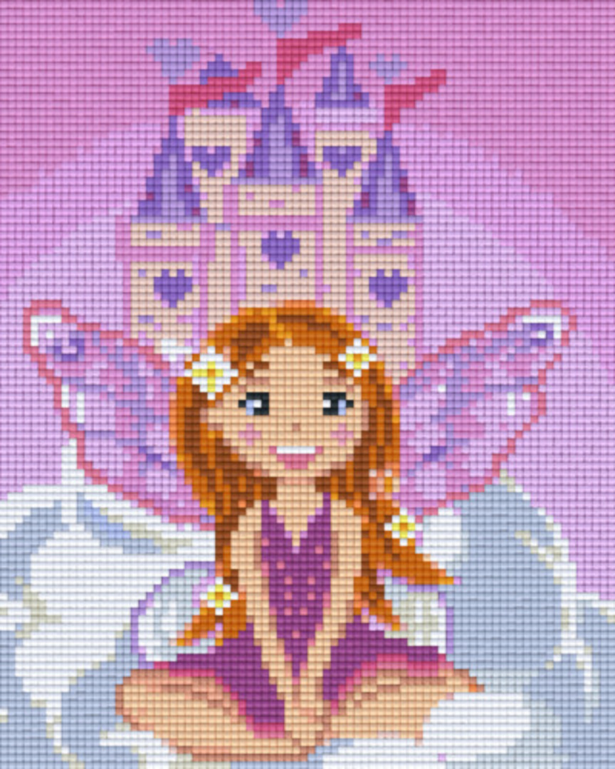 Fairy Castle Four [4] Baseplate PixelHobby Mini-mosaic Art Kit image 0